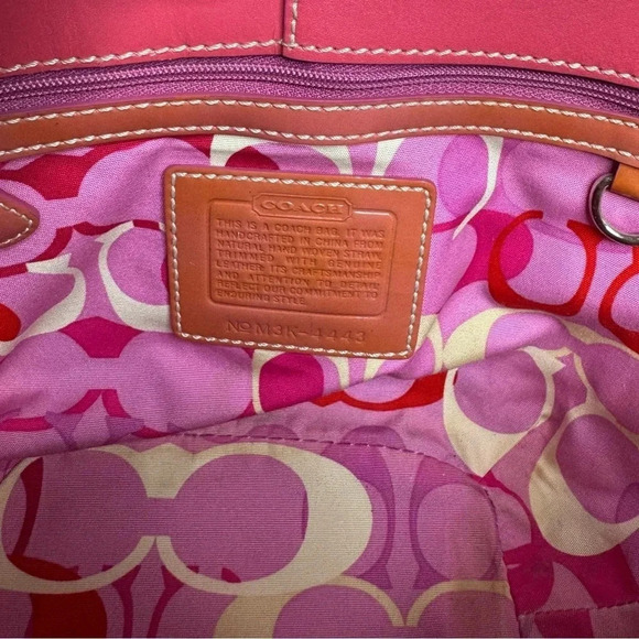 Coach Flower Straw Wicker Bag Basket Limited Edition RARE Vintage - Picture 11 of 12